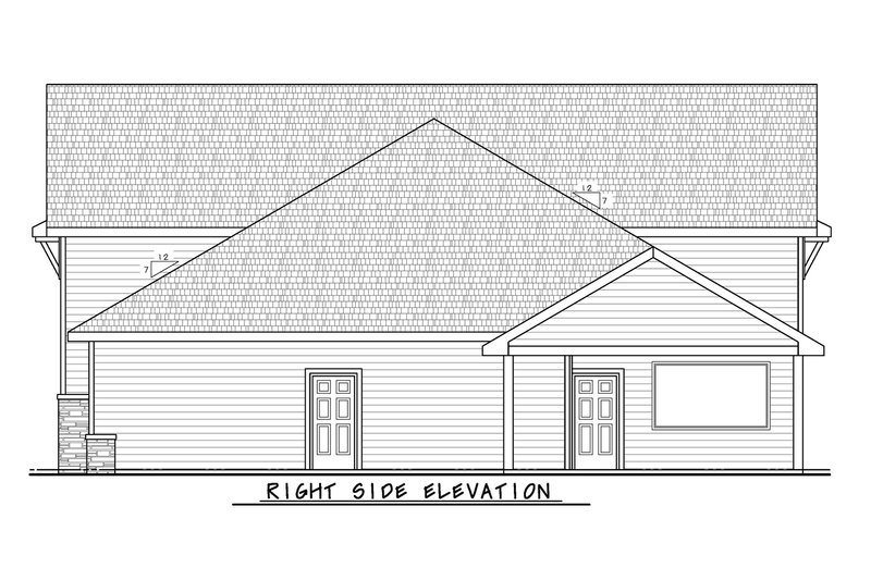 House Design - Exterior - Other Elevation 1 for Craftsman House Plan #20-2644 - 1 bed, 1 bath