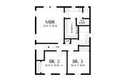 Farmhouse Style House Plan - 3 Beds 2.5 Baths 1619 Sq/Ft Plan #48-1054 