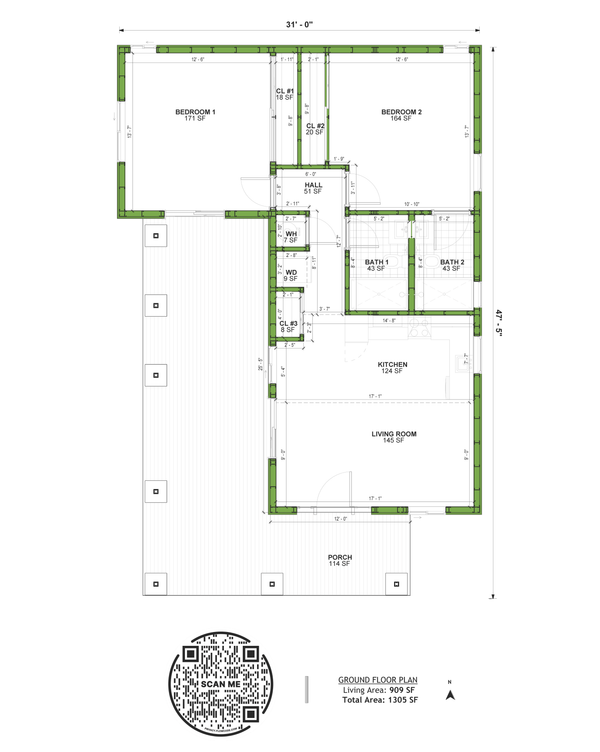 Home Plan - Traditional Floor Plan - Main Floor Plan #1106-31