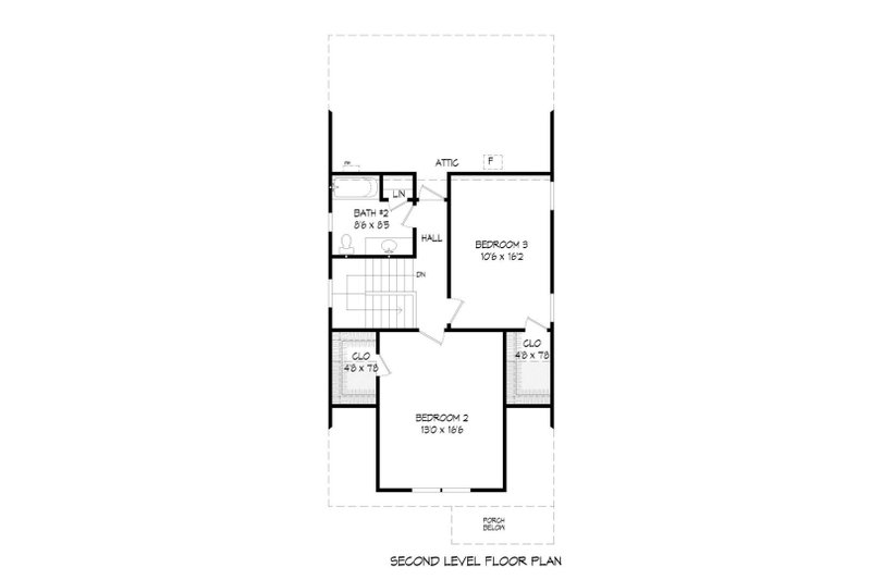 Dream House Plan - Floor Plan - Upper Floor for Bungalow House Plan #932-6 - 3 bed, 2.5 bath