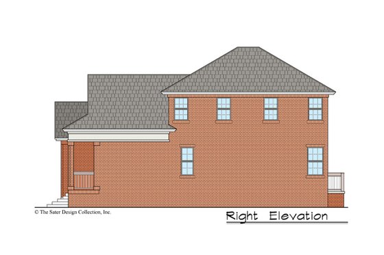Exterior - Other Elevation 1 for Traditional House Plan #930-497 - 4 bed, 3 bath