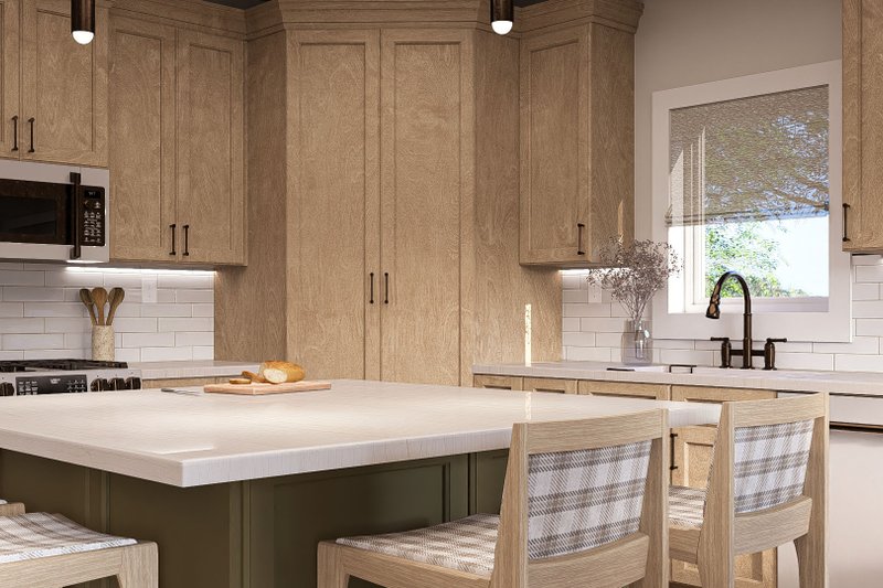 Architectural House Design - Interior - Kitchen for Traditional House Plan #455-227 - 3 bed, 2 bath