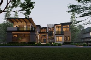 Modern Exterior - Front Elevation Plan #1066-312