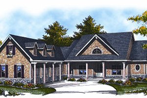 Traditional Exterior - Front Elevation Plan #70-879