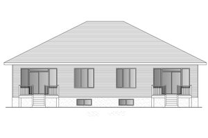 1100 square foot duplex 2 bedroom 1 bath house plan