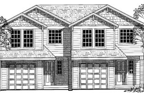 Exterior - Front Elevation for Traditional House Plan #303-355 - 4 bed, 2.5 bath
