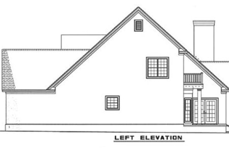 Dream House Plan - Exterior - Other Elevation for Traditional House Plan #17-2287 - 3 bed, 1 bath
