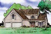 Country Style House Plan - 4 Beds 2.5 Baths 2636 Sq/Ft Plan #405-192 