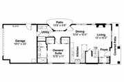 Cottage Style House Plan - 3 Beds 2.5 Baths 1688 Sq/Ft Plan #124-909 