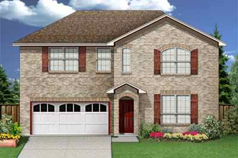 Dream House Plan - Traditional Exterior - Front Elevation Plan #84-116