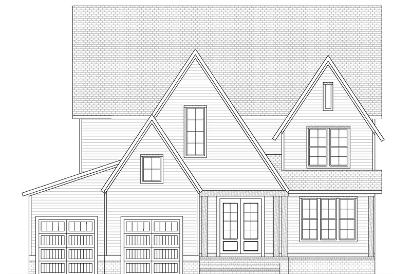 Architectural House Design - Exterior - Front Elevation 1 for Traditional House Plan #1080-19 - 5 bed, 4.5 bath