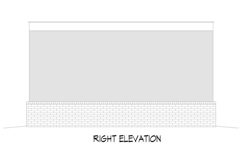 House Design - Exterior - Other Elevation 1 for Colonial House Plan #932-1162, 0 bath