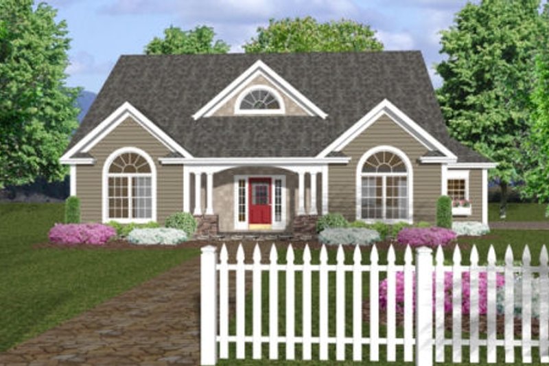 Country Style House Plan - 3 Beds 2.5 Baths 1798 Sq/Ft Plan #56-243