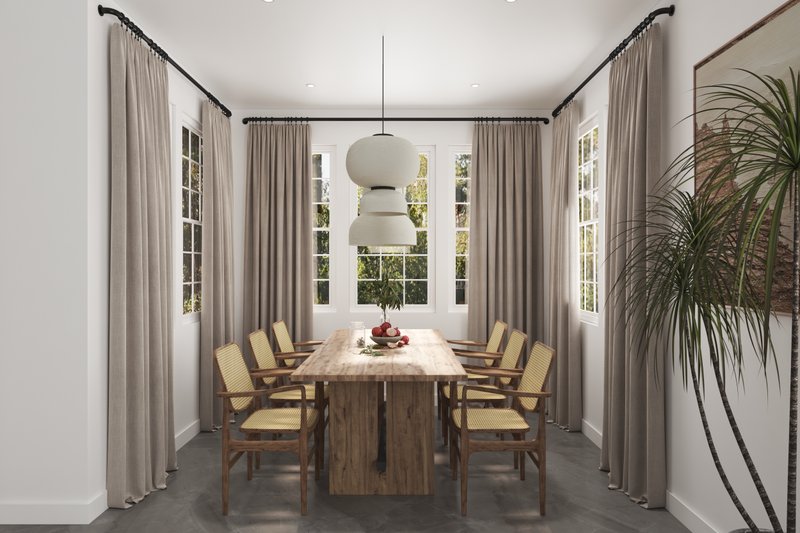 Dream House Plan - Interior - Dining Room for Craftsman House Plan #54-447 - 3 bed, 3.5 bath