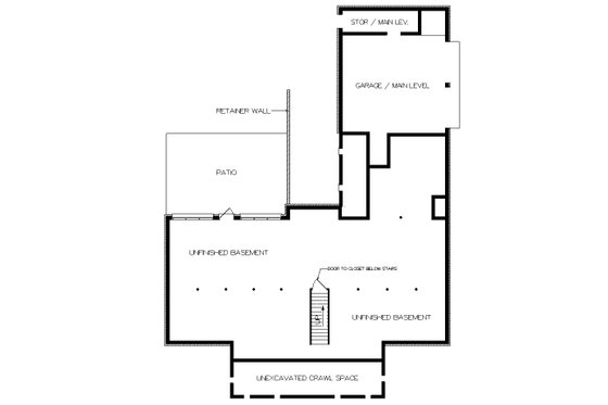 Floor Plan - Other Floor for Southern House Plan #45-161 - 4 bed, 3.5 bath