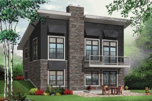 Contemporary Exterior - Front Elevation Plan #23-2425
