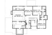 European Style House Plan - 4 Beds 3.5 Baths 2501 Sq/Ft Plan #6-101 
