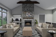 Modern Style House Plan - 3 Beds 2 Baths 1895 Sq/Ft Plan #455-281 