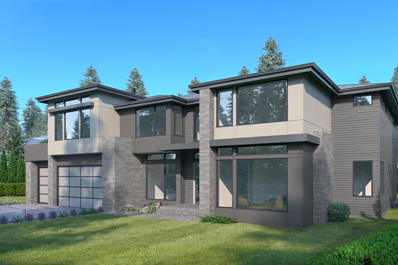 Dream House Plan - Photo for Modern House Plan #1066-157 - 5 bed, 5 bath