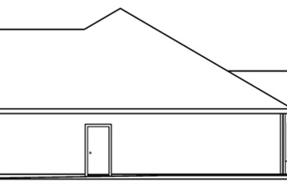 Exterior - Other Elevation 1 for Ranch House Plan #124-497 - 3 bed, 3 bath