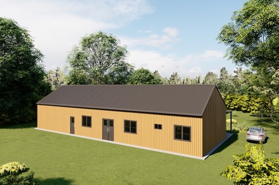 Exterior - Other Elevation 6 for Barndominium House Plan #1107-22 - 3 bed, 2 bath