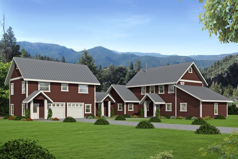Dream House Plan - Bungalow Exterior - Front Elevation Plan #117-740