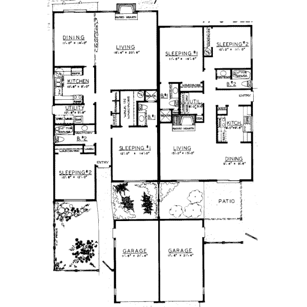 Floor Plan - Main Floor Plan #303-280
