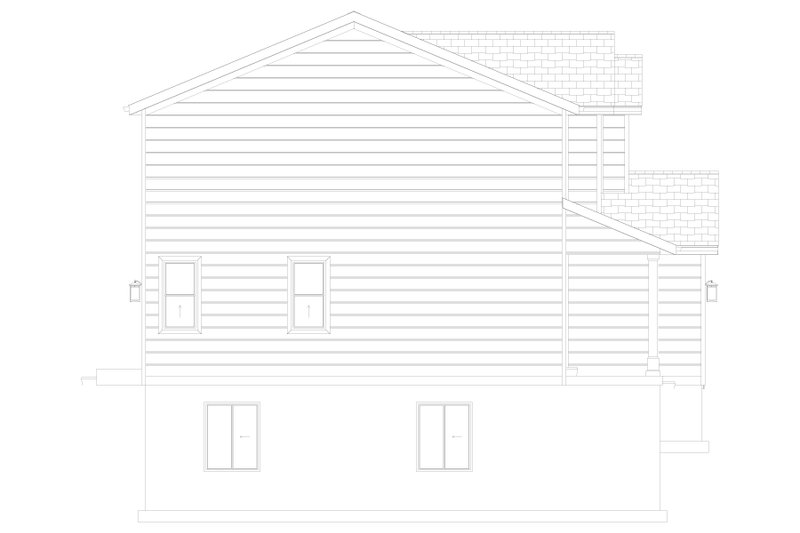 Home Plan - Exterior - Other Elevation 1 for Farmhouse House Plan #1060-360 - 4 bed, 2.5 bath
