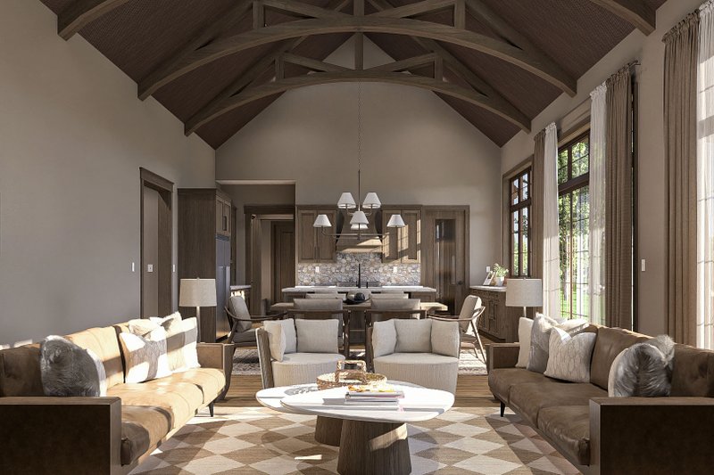 House Design - Interior - Family Room 1 for Traditional House Plan #455-399 - 3 bed, 3 bath