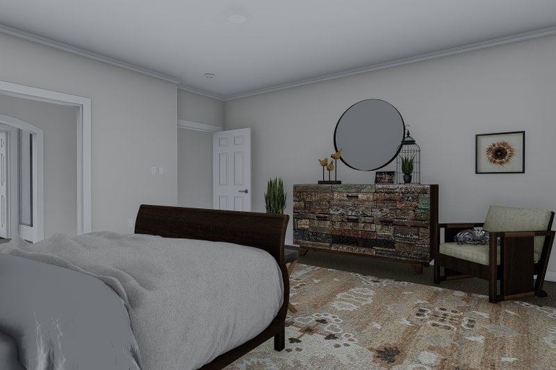 House Plan Design - Interior - Master Bedroom 2 for Craftsman House Plan #1060-70 - 5 bed, 2.5 bath