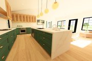 Farmhouse Style House Plan - 2 Beds 2 Baths 1188 Sq/Ft Plan #126-297 