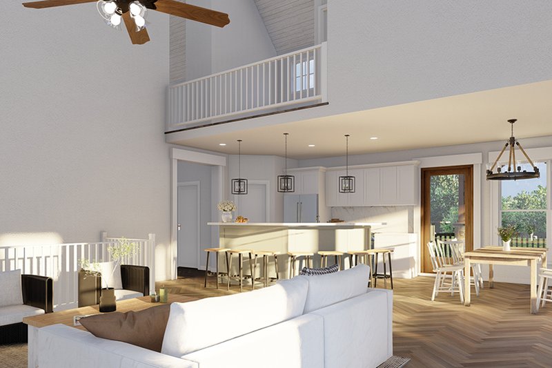 Home Plan - Interior - Family Room for Country House Plan #17-2452 - 5 bed, 3 bath