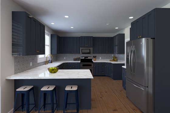 Interior - Kitchen 2 for Farmhouse House Plan #1060-218 - 3 bed, 2 bath