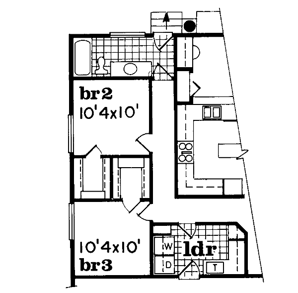 Mediterranean Floor Plan - Other Floor Plan #47-303