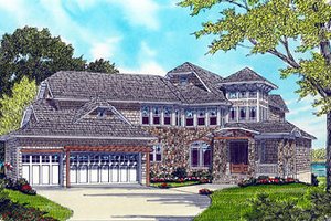 Traditional Exterior - Front Elevation Plan #413-132