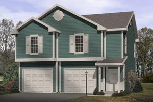 Traditional Exterior - Front Elevation Plan #22-401