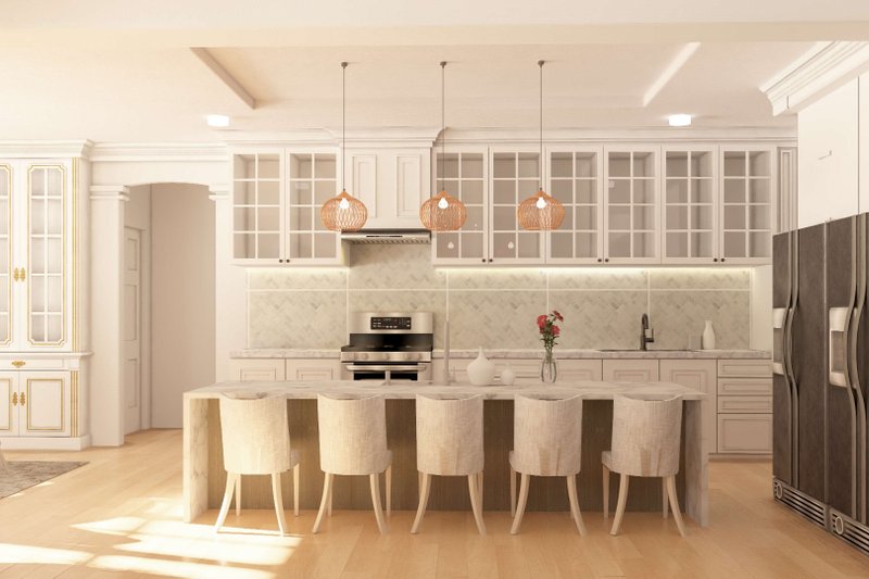 House Design - Interior - Kitchen for Contemporary House Plan #923-391 - 4 bed, 4.5 bath