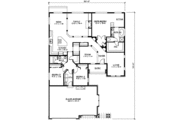 Craftsman Style House Plan - 3 Beds 2 Baths 2173 Sq/Ft Plan #132-102 