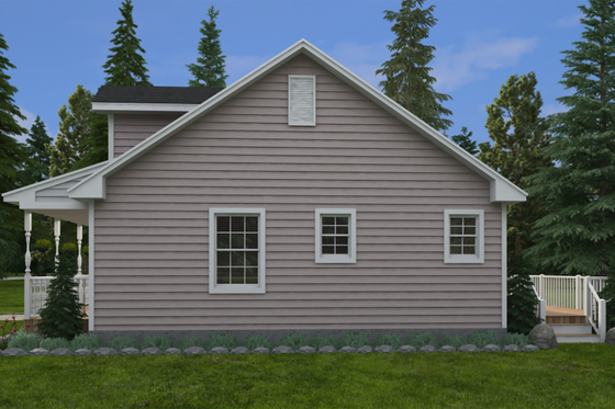 Exterior - Other Elevation 2 for Country House Plan #1082-8 - 3 bed, 2 bath