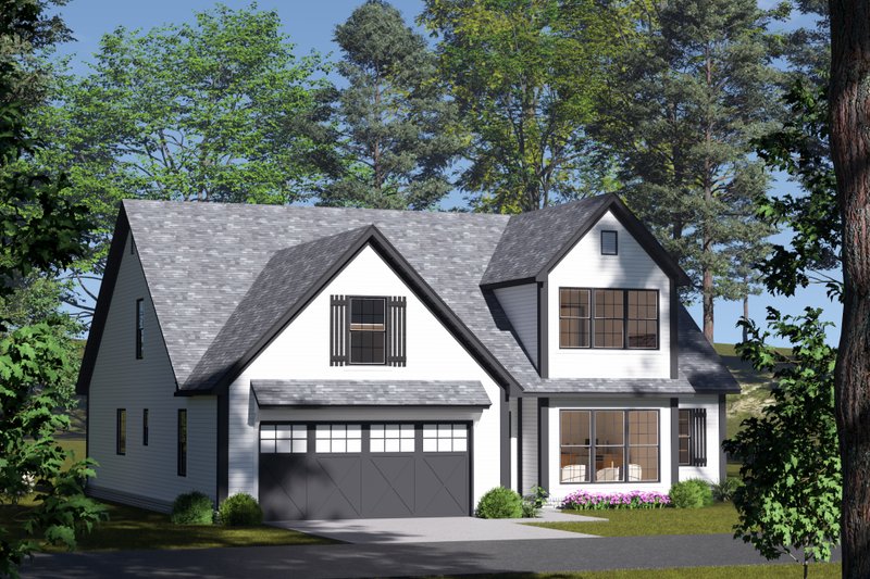 House Blueprint - Exterior - Other Elevation 3 for Farmhouse House Plan #513-2352 - 3 bed, 2.5 bath
