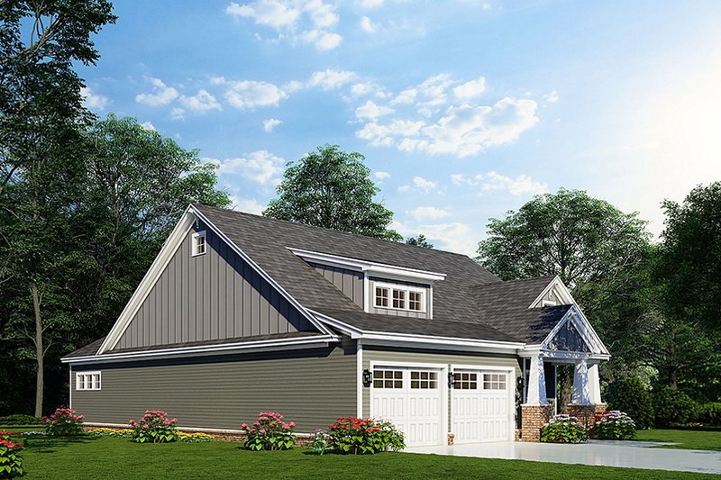Dream House Plan - Exterior - Other Elevation for Cottage House Plan #923-253 - 3 bed, 2 bath