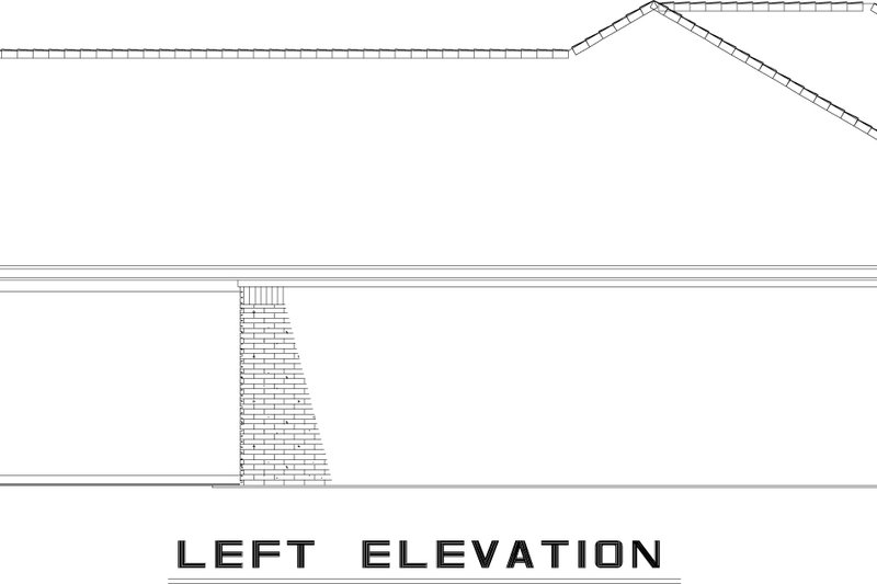 Dream House Plan - Exterior - Other Elevation House Plan #17-2141 - 3 bed, 2 bath