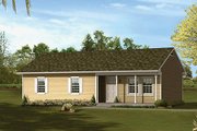 Ranch Style House Plan - 3 Beds 1.5 Baths 1160 Sq/Ft Plan #57-529 