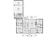 Southern Style House Plan - 4 Beds 2 Baths 2644 Sq/Ft Plan #36-449 