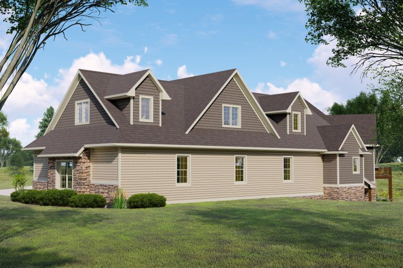 Architectural House Design - Exterior - Other Elevation for Craftsman House Plan #1064-344 - 2 bed, 4 bath