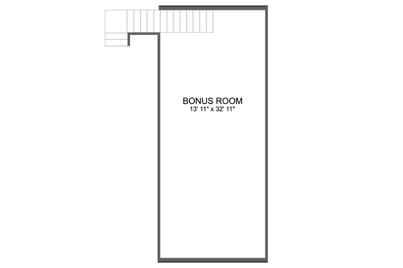 House Design - Floor Plan - Upper Floor for Craftsman House Plan #1060-256, 0 bath