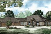 Craftsman Style House Plan - 4 Beds 4.5 Baths 5144 Sq/Ft Plan #17-2358 