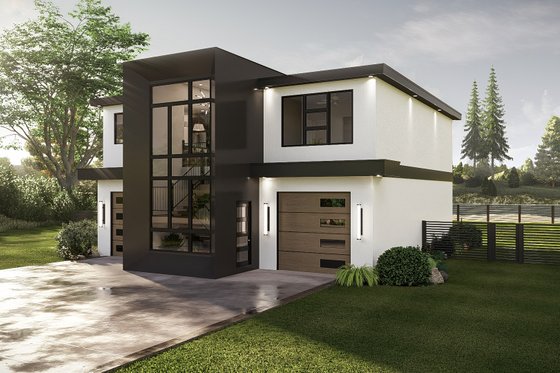 Exterior - Other Elevation for Modern House Plan #455-733 - 3 bed, 2.5 bath