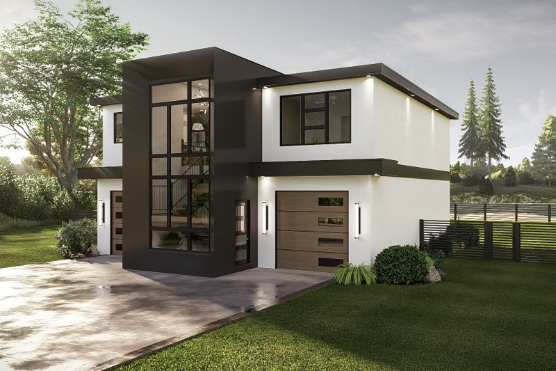 House Plan Design - Exterior - Other Elevation for Modern House Plan #455-733 - 3 bed, 2.5 bath