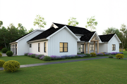 Farmhouse Style House Plan - 4 Beds 3.5 Baths 2390 Sq/Ft Plan #1112-19 Exterior 